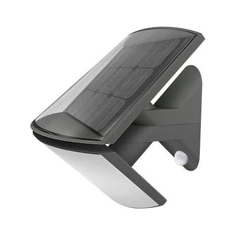 Rev McSensor lámpara solar antracita 3W detector de movimiento
