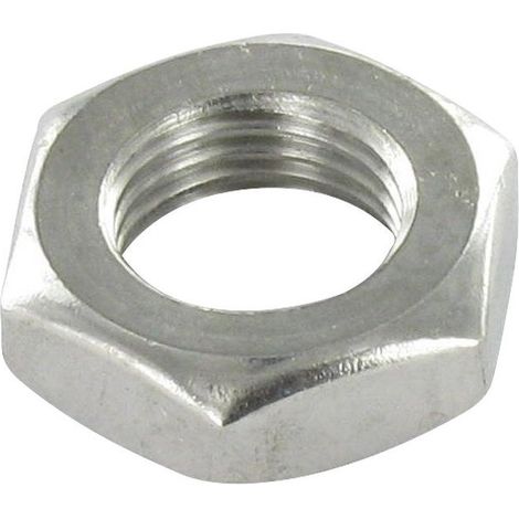 Ecrou hexagonal bas hm/contre Ecrou Inox A2 M16 Pas fin Pas de 150 - 50 pièces (1/3)