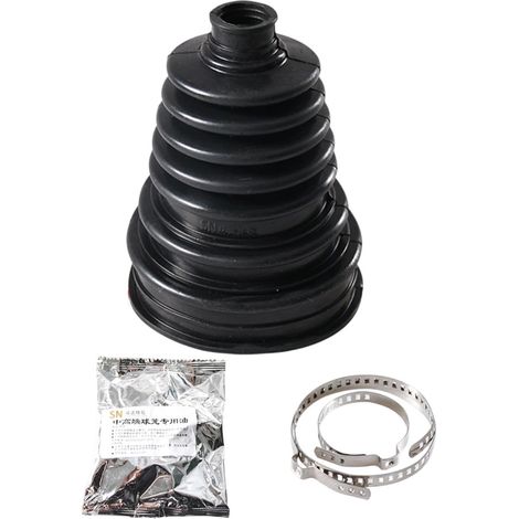 Kit de réparation de d'arbre de transmission - Capuchon de protection contre la poussière pour cage à billes avec collier de serrage, kit de d'arbre de transmission - Pour (1/5)