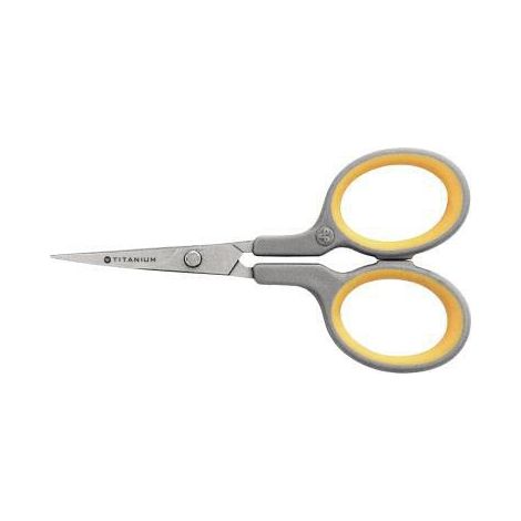 Universalschere Titanium Super 100mm Linkshänder Rechtshänder Stahl grau/gelb (1/4)