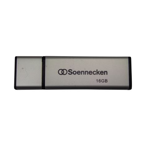 Soennecken USB-Stick 71613 2.0 16GB schwarz/silber (1/2)