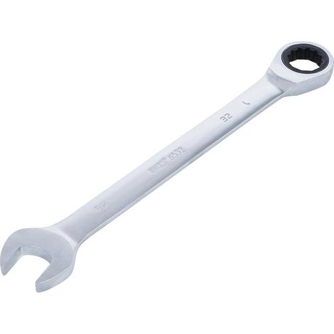 Clé Mixte à Cliquet 32 mm - Acier, Ergonomique et Pratique - Zones Difficiles - D-Work