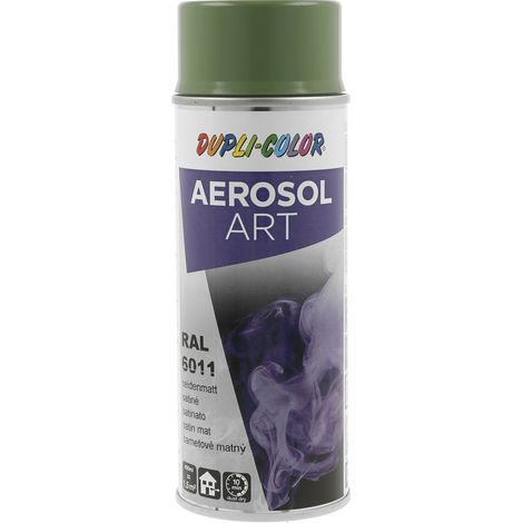 Dupli Color Aerosol Art Lackspray Graffiti Dose - wetterfest, lichtecht und UV-beständig - Graffiti-Spray 400ml, resedagrün seidenmatt RAL 6011