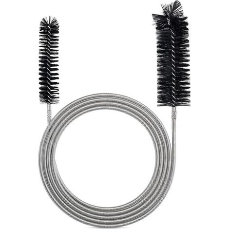 [NEVER USED] 1x Flexible Cleaning Brush for Thin Supply Tube, Drain Hole Cleaning Tool, Hose Cleaning Brush, Black Color