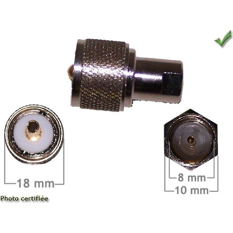 ADAPTATEUR D ANTENNE CB UHF -PL-F - FME -unitaire-