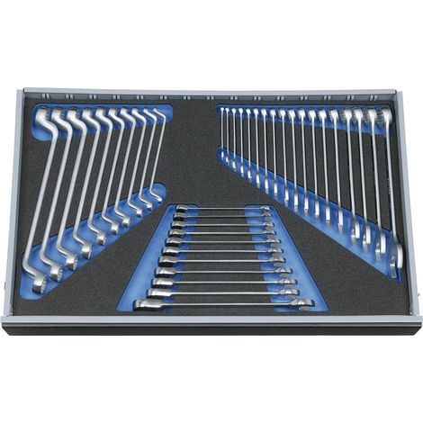 Gedore 2005 CT4-2-7 Ring-Maulschlüssel-Sortiment, in Check-Tool-Modul, 39-teilig (1/2)