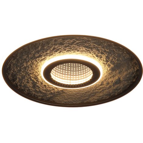 Searchlight Lumadisc Plafonnier LED intégré, noir mat 20 W 3000 K (1/5)