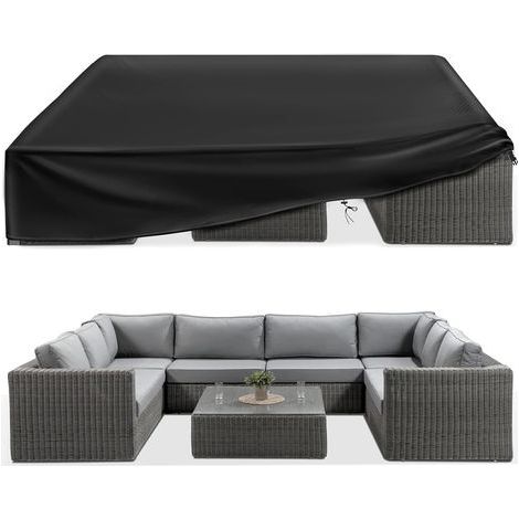 Gartenmöbel-Schutzhüllen-Set – wasserdichte Hülle für Tisch/Stühle – idealer Schutz im Freien – 150×71×90cm – (1/5)