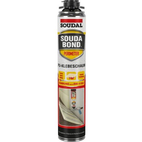 Soudal Soudabond Perimeterkleber 750ml Pistolenschaum PU Schaum Dämmstoffkleber