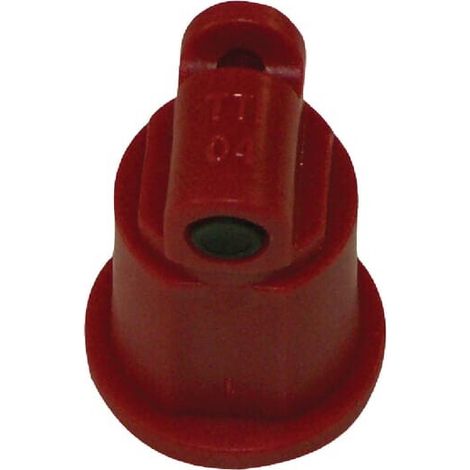 Tobera anti-deriva venturi simple chorro plano TTI 110掳 04 rojo pl谩stico TeeJet TEEJET TTI11004VP