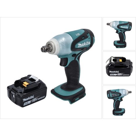 Makita DTW 251 T1 Akku Schlagschrauber 18 V 230 Nm 1/2" + 1x Akku 5,0 Ah - ohne Ladegerät