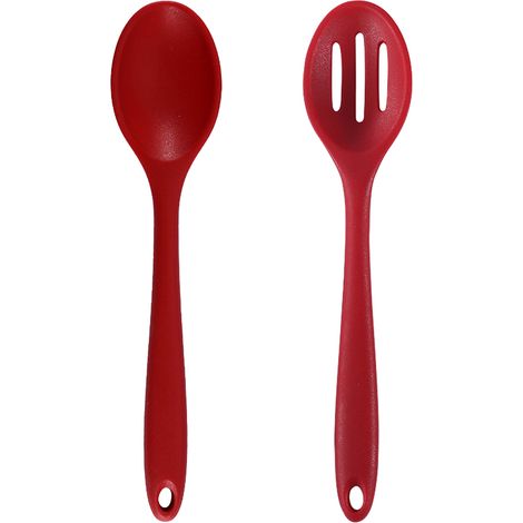 Ustensile De Cuisine - Ensemble 2 Pièces En Nylon - Compatible Casseroles Antiadhésives - Résistant À La Chaleur Jusqu'à 200 °C - Lavable En Lave-Vaisselle (1/5)