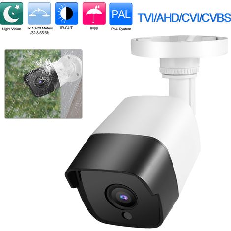 Caméra de surveillance extérieure 1080P PAL, vision nocturne infrarouge, boîtier étanche IP66, compatible TVI/AHD/CVI/CVBS (1/5)