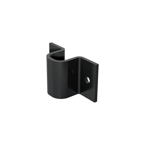 Placa de cierre MANTION - 65x35x3 mm - Para tornillos 1316 - Acero zincado negro - 1316 GP