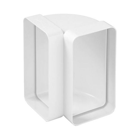 Courbe verticale pour tube rectangulaire 120x60