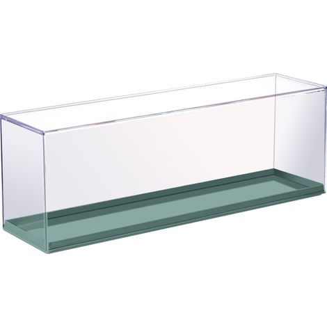 Vitrine à Jouets Transparente en Plastique Empilable, Sans Installation, pour Enfants, Bleu Paon (1/5)