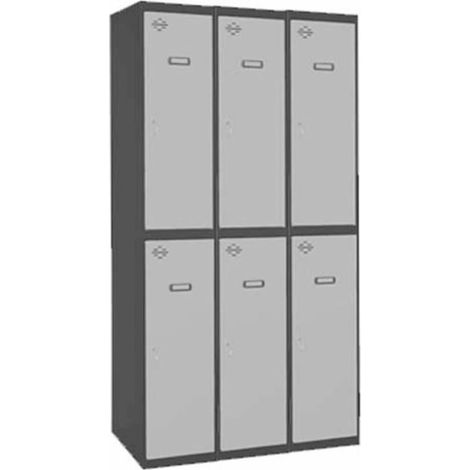 Taquilla 1800x900x500 SIMONLOCKER PROFESIONAL TANDEM 3/6 300 (900) AN/GR marca SIMONRACK