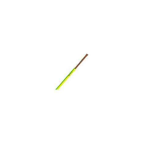 FIL ÉLECTRIQUE RIGIDE H07VR 10² VERT/JAUNE NEXANS - COURONNE DE 100M 10286994