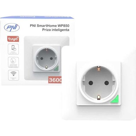 PNI SmartHome WP850 Intelligente Steckdose Weiß 3600W