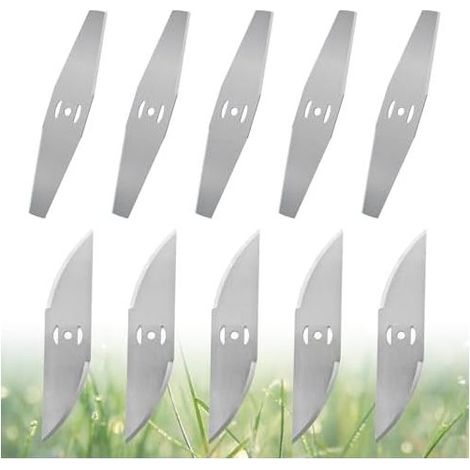 16-teiliges Set Rasentrimmermesser: Metall für Kantenschneiden, Ersatz-Kantenschneidemesser, Metall-Ersatzmesser, Hochleistungszubehör für elektrische Freischneider - (1/5)