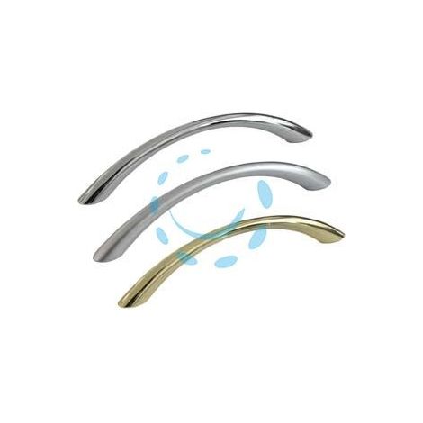 MANIGLIE PER MOBILI FISSE MOD.UP82 IN ZAMA - interfori mm.96 cromo lucido