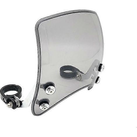 Pare-brise réglable pour moto Sportster XL1200 883R 883 900 1000 1100 XL XLH XLX XR XL883, compatible avec les fourches de 39 à 41 mm – Gris foncé (1/5)