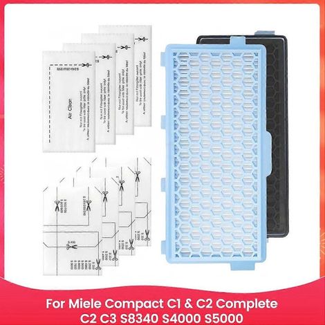 Filtres pour aspirateurs Miele Compact C1 et C2, Complete C2 et C3, S