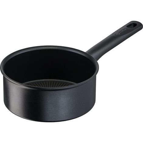 Lagostina Rigenera Green Casseruola Antiaderente in Alluminio Ø 18 cm, Pentola Induzione Gas e Forno, Indicatore Cottura Thermosignal, Rivestimento Antigraffio, Manico Ergonomico