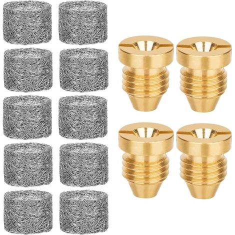 Schaumkanonen-Set mit 14 Düsen, 1,1 mm Düsen und 3000 PSI mit Gitter, universelle Ersatzdüsen für Schaumkanone, Schaumlanze und Schneemaschine. (1/4)