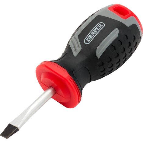 Draper SL5.5X38MM Slotted Soft Grip Screwdriver – Precision Flat-Head Screwdriver for DIY and Professional Use