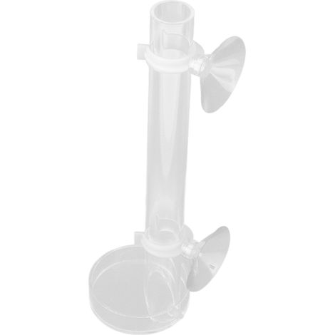 Mini tube d'alimentation pour crevettes, distributeur de nourriture transparent en acrylique pour aquarium, 25 cm (1/5)