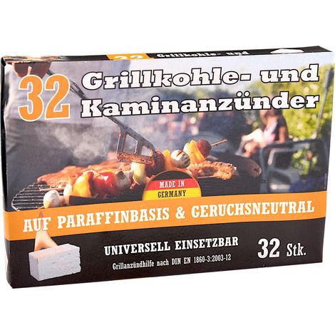 Kohleanzünder 32er Ofenanzünder Grillanzünder Kaminanzünder Kohlenanzünder (1/2)