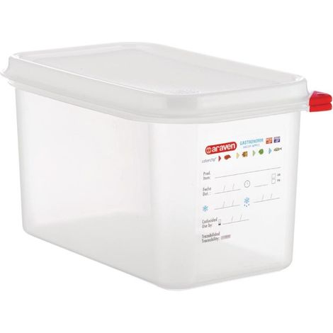 Boîte alimentaire 4,3 L - Araven GN 1/4 - Lot de 4 (1/2)