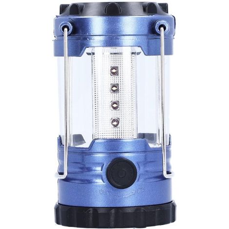 Linterna de camping, linterna LED de aleación de aluminio con 12 LED brillantes, brillo ajustable para uso en emergencias al aire libre. (1/5)