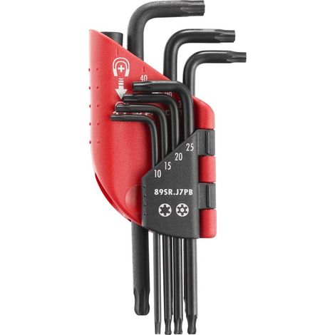 Set di 7 chiavi maschio Torx/Resistorx FACOM 89SR.J7PB 10 a 40 mm (1/2)
