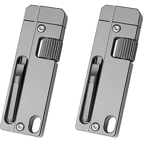 2X Mini Clé à Molette Réglable en Alliage de Titane, Outil Multifonction de Réparation Portable pour une Utilisation en Extérieur, Outil Multifonctionnel (1/5)