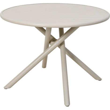Gartentisch 4-Sitzer Nebullia D105cm Ton - Hespéride