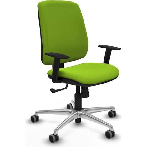 Silla de oficina piqueras y crespo Alares cuero sintético pistacho (1/2)