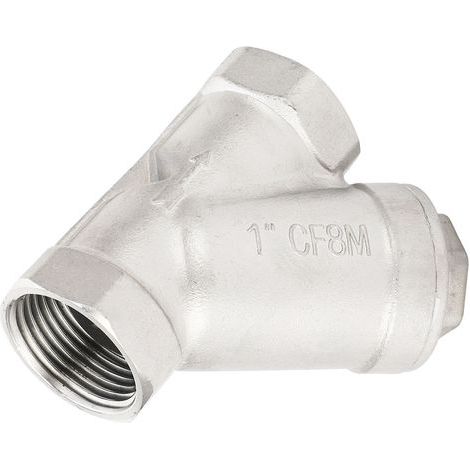 Crépine de type Y 1 pouce DN25 filetage femelle en acier inoxydable 304 en forme pour l'eau, le pétrole et le gaz (1/5)