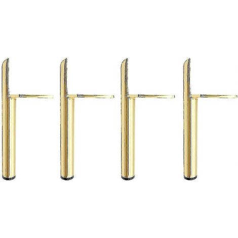 Quatre pieds de table en métal, quincaillerie pour meubles, convenant aux armoires, meubles, supports TV, tables de chevet. (1/5)
