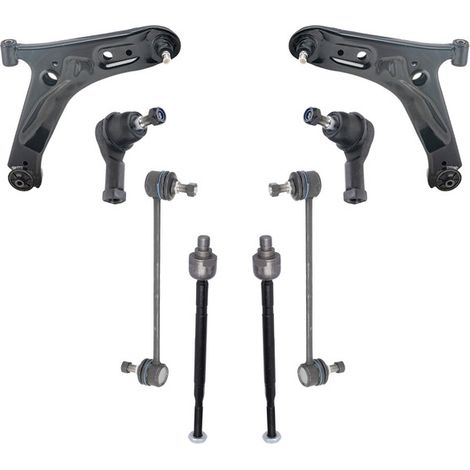 KIT BRACCIO OSCILLANTE 8 PEZZI COMPATIBILE CON KIA PICANTO I (SA) 1.1 CRDi 10.2005 - 04. / Kit Sospensione Completo OE/OEM / Bracci Oscillanti + Testine Sterzo / Sostituzione Diretta OEM