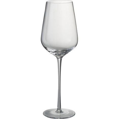 Bicchiere Vino Bianco in Cristallo 9x9x29 cm Trasparente