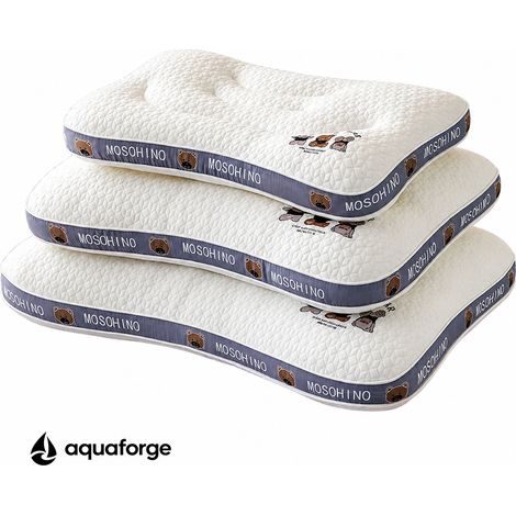 Almofada Cervical Ergonómica Algodão Respirável 30 x 50 cm (1/5)