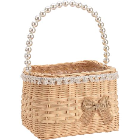 Petite corbeille cadeau mariage [Brown Rattan] Coffret 1× (1/5)