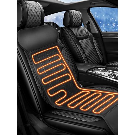 TLGREEN Auto Sitzheizung 12V DeLuxe 2 Heizstufen beheizbare Sitzauflage Heizkissen PKW (1/5)