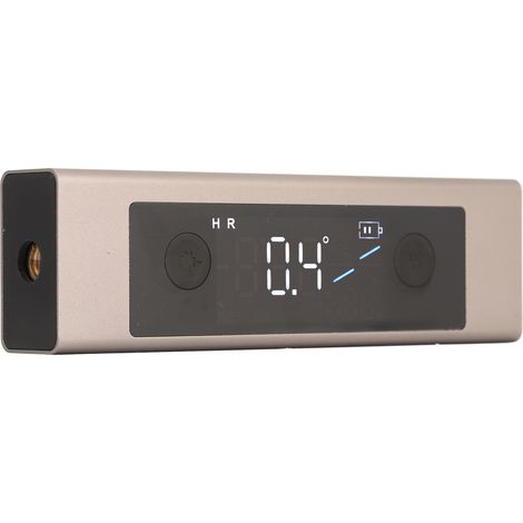 Inclinomètre numérique à tige unique 4 x 90° avec écran LED double face intelligent et mesureur d'angle laser (1/5)