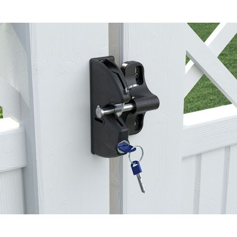 Serrures de porte, verrous de clôture, serrures de porte extérieure, serrures de clôture de jardin, avec clés