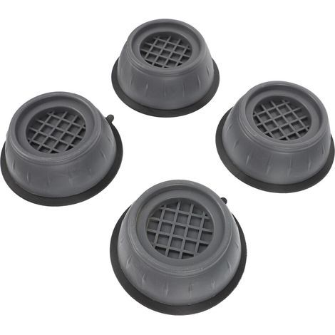 Lot de 8 tapis de sol pour machine à laver et réfrigérateur, stabilisateurs de pieds antichoc, antidérapants (1/5)