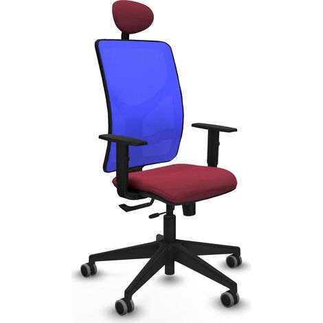 Sedia da ufficio piqueras y crespo Motilla blu supporto lombare (1/2)