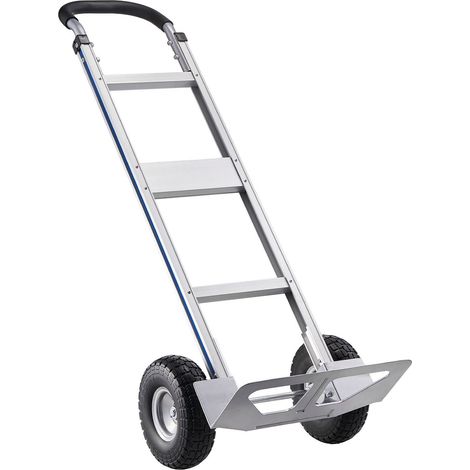 Chariot à main lourd capacité 2269 kg, diable aluminium avec roues antidérapantes, déménagement maison bureau entrepôt (1/5)